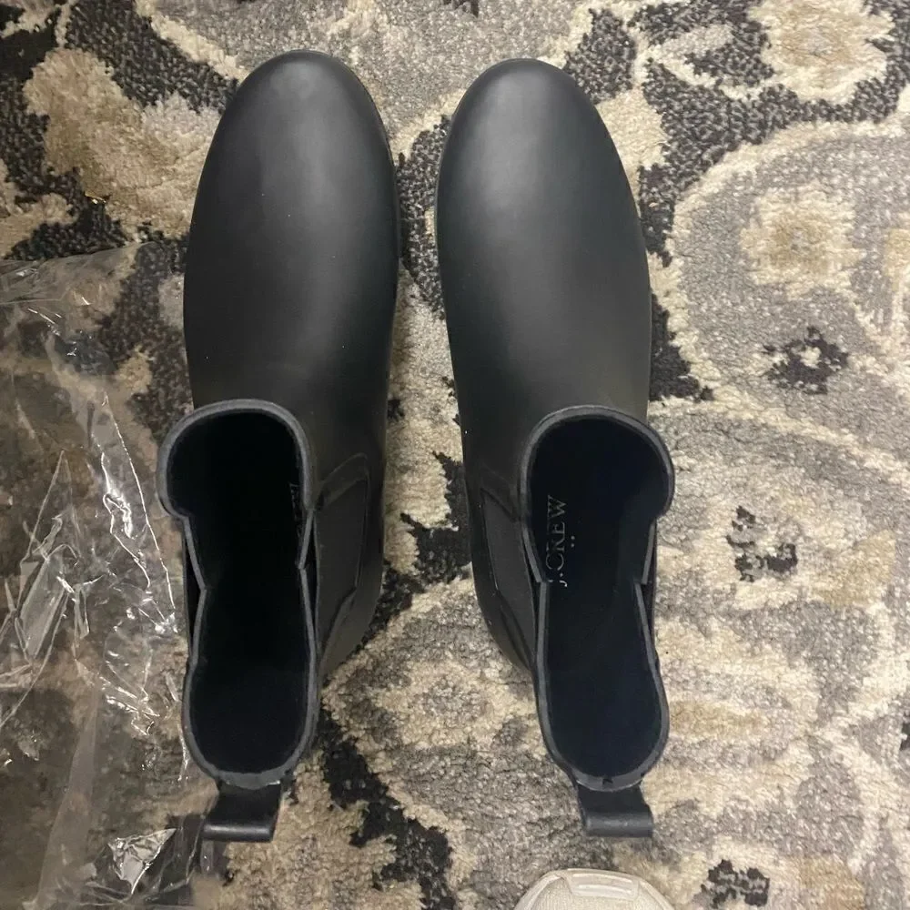 J. Crew Factory Chelsea rain boots Item AA538*
